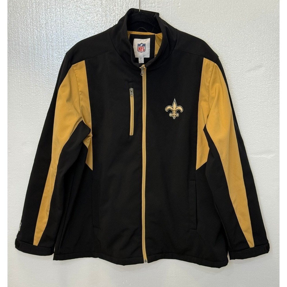 NFL‎ GIII New Orleans Saints All Weather Full Zip Jacket Size XL
